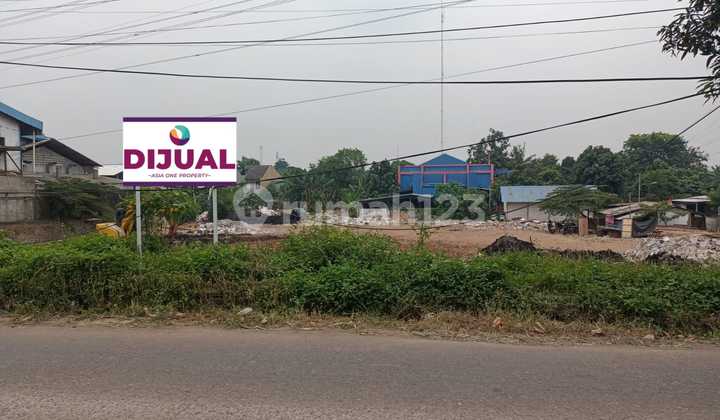 Dijual tanah di pinggir jalan utama, dekat jalan Raya Narogong Dijual tanah di pinggir jalan utama, dekat jalan Raya Narogong