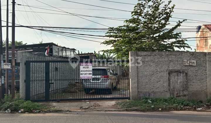 DiSewakan Lahan Pinggir jalan raya Cimuning Mustika jaya Bekasi