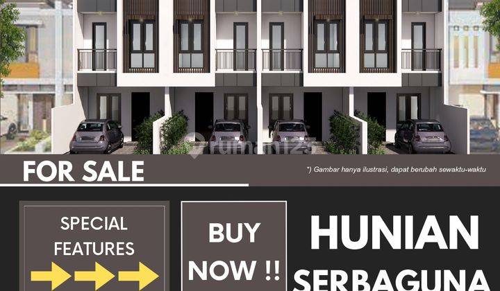 Rumah 3 Lantai Baru Unfurnished SHM di Kemayoran, Jakarta Pusat 1