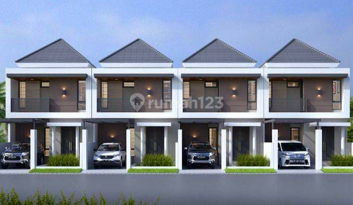 Rumah Baru 2 Lantai Akses Mudah Dan Sudah Hampir Ready 1