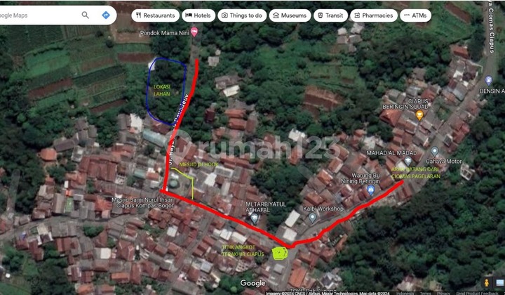 For sale. Land. Bogor. 1000 sqm. For sale. Land. Bogor. 1000 sqm.