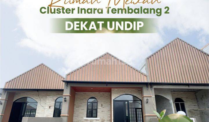 Rumah Cluster Murah 400jtan Di Tembalang Undip  1