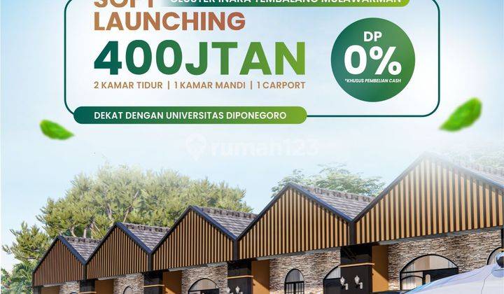 Promo rumah murah 400jtan di kawasan Undip Tembalang  1