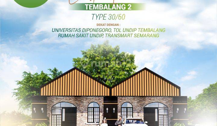 Rumah Cluster 400jtan Kawasan Undip Tembalang  2