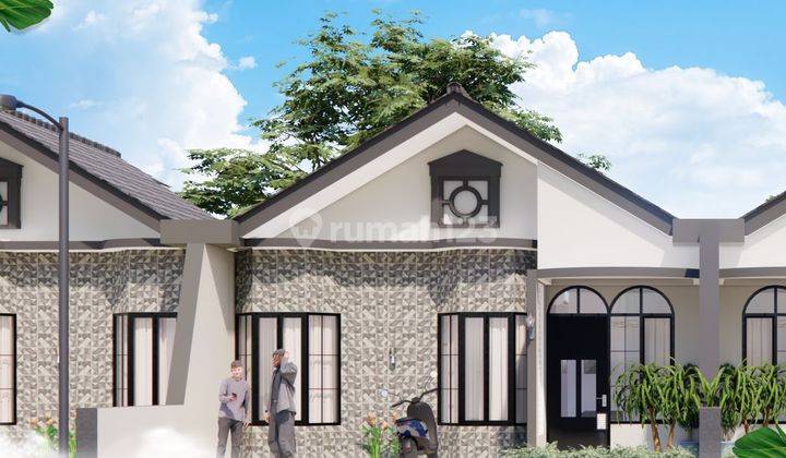 Rumah modern desain Eropa clasik di gunung pati  1