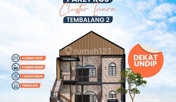 Rumah murah dekat UNDIP full fasilitas,shm 2