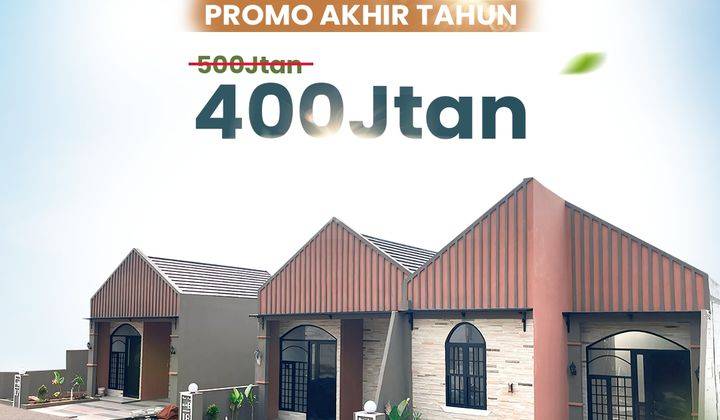 Rumah Promo 400jtan Free Costum Desain Modern 2