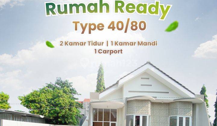 Rumah Siap Huni Lokasi Strategis, Shm Free Biaya" 1