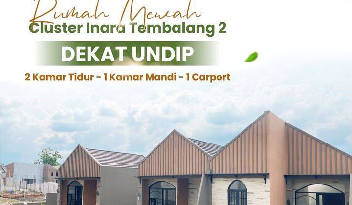 Rumah Cluster Murah 400jtan Di Tembalang Undip  2