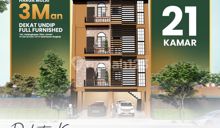 Kosan Premium 21 Kamar Tidur 4 Lantai Dwkat Undip Tembalang