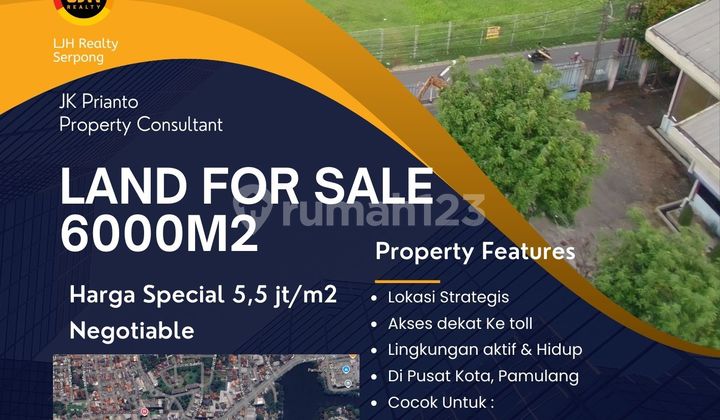 Good land, strategic location, ready to build in Pamulang. Good land, strategic location, ready to build in Pamulang.