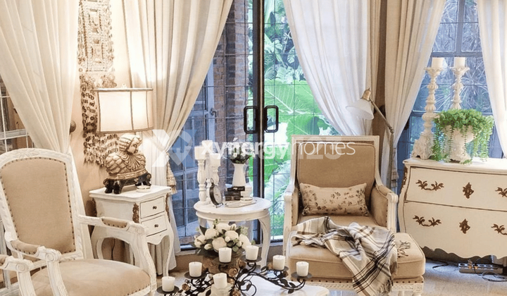 Rumah Villa Ethnic SHM Full Furnished Lingkungan Bebas Banjir di Cinangka - Sawangan Depok