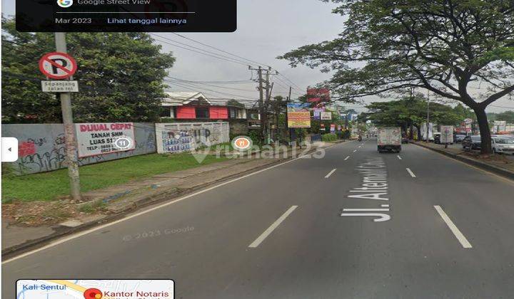 Tanah Kavling Pinggir Jalan Raya di Jl. Alternatif Cibubur 2