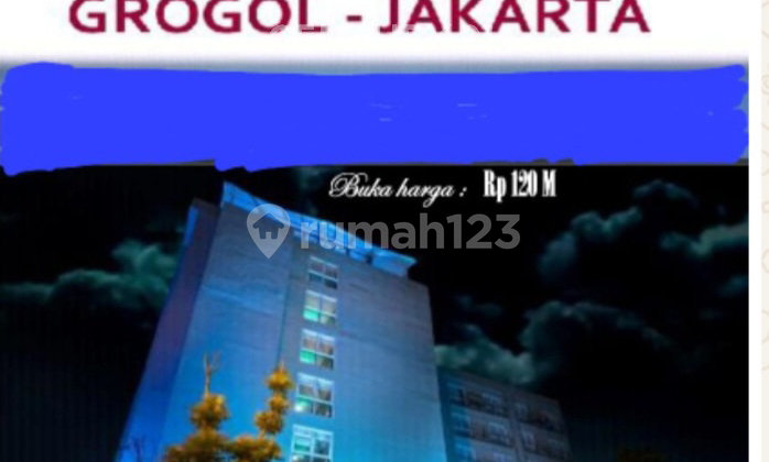 For Sale 3-Star Hotel on Jl Daan Mogot Tanjung Duren Grogol Petamburan