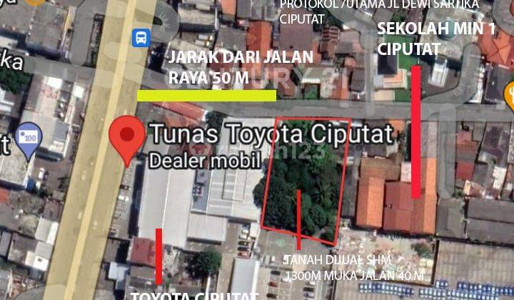 Tanah Jalan Dewi Sartika Letak Strategis Dekat Pintu Tol Pamulang 1