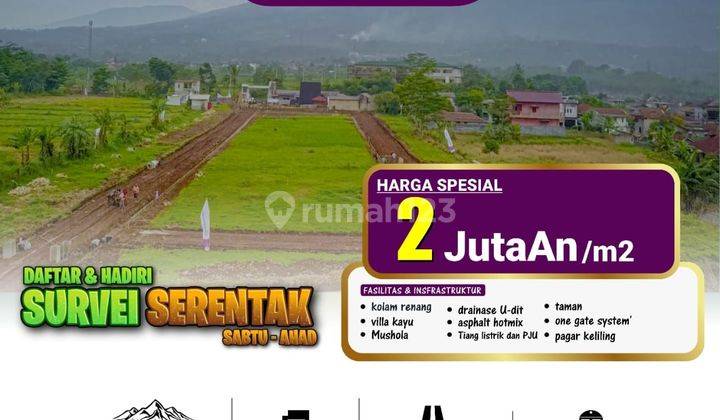 Jual Tanah kavling ekslusif dekat dengan stasiun dan exit tol  2