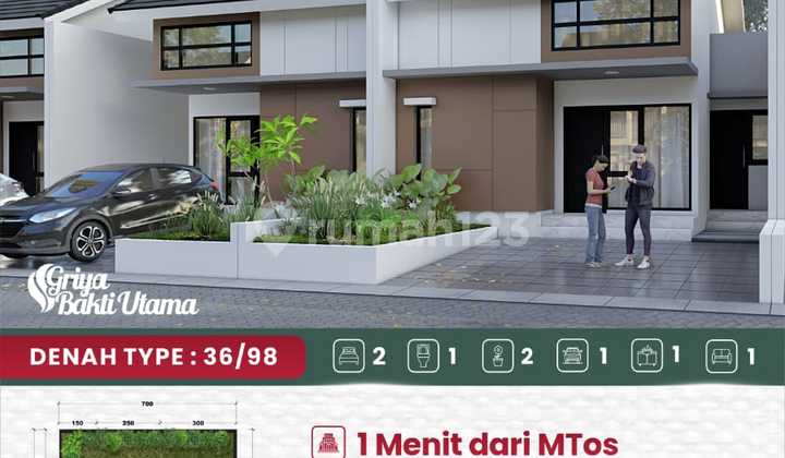 Rumah Baru Lokasi Strategis Perintis Kemerdekaan Tamalanrea Makassar