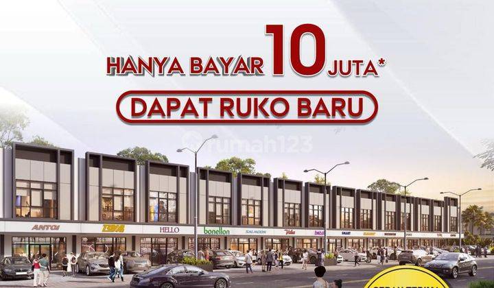 RUKO 2 LANTAI LOKASI PERINTIS KEMERDEKAAN TAMALANREA MAKASSAR  2