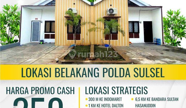 Rumah Dijual Di Belakang Polda Sulsel Sudiang  1