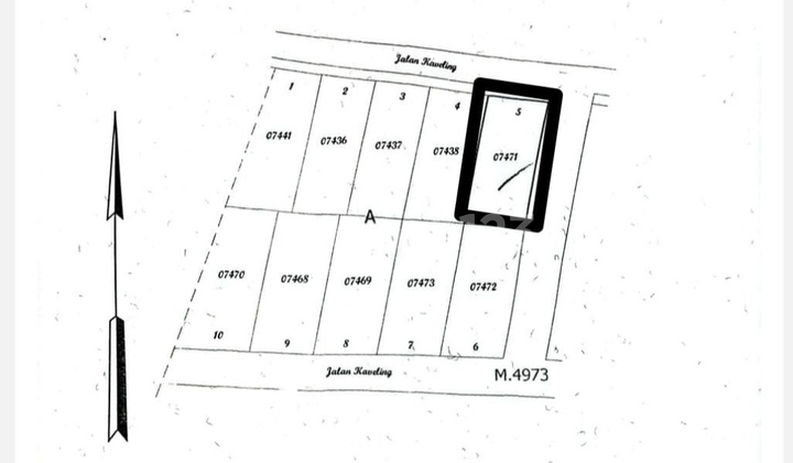 Tanah Strategis di Dalam Cluster Perumahan Az-Zahra Pilar Cikarang Utara