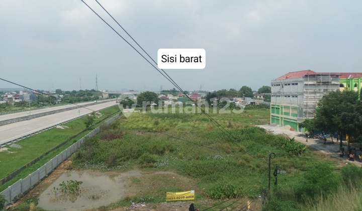 TANAH LOKASI STRATEGIS PINGGIR JALAN TOL- SANGAT TEPAT PROYEK PRESTISIUS - CIBITUNG BEKASI
