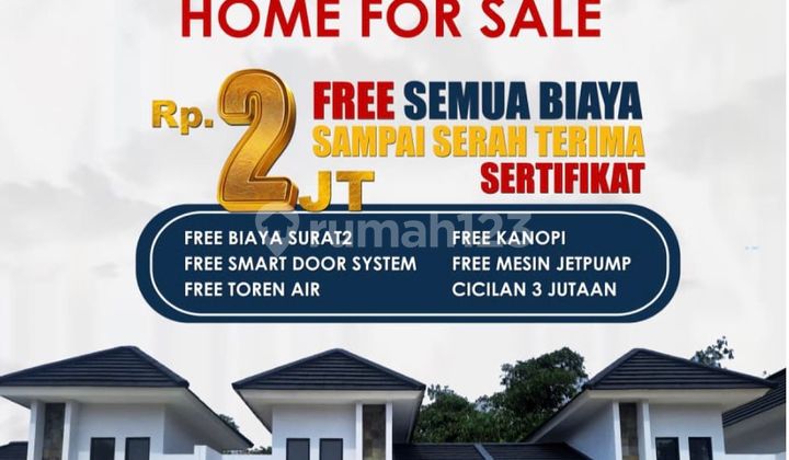 For Sale New House in Ciseeng Bogor