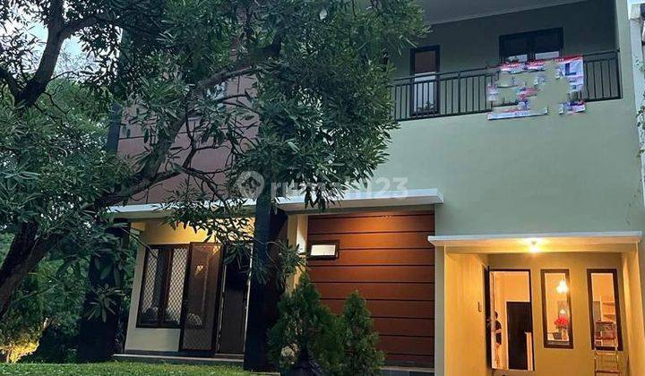 Rumah Bangunan Mandiri Depan Taman di BSD Delatinos  1