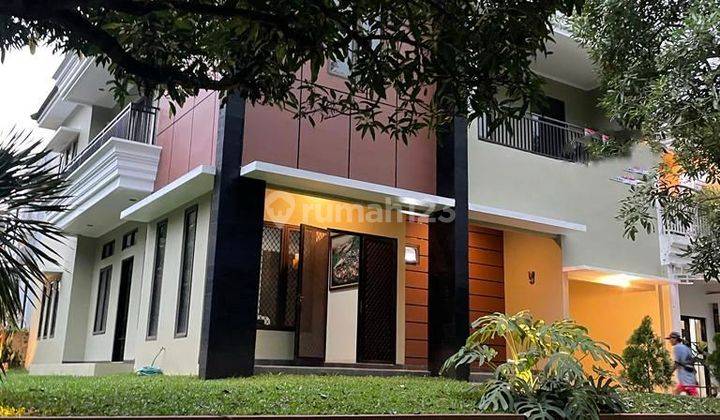 Rumah Bangunan Mandiri Depan Taman di BSD Delatinos  2