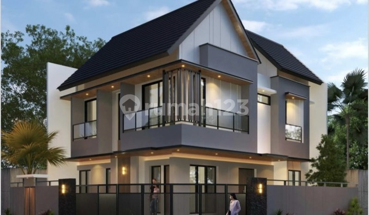 Rumah Cantik Posisi Hoek Dengan 2 Fasad Design Di Bsd Griyaloka 