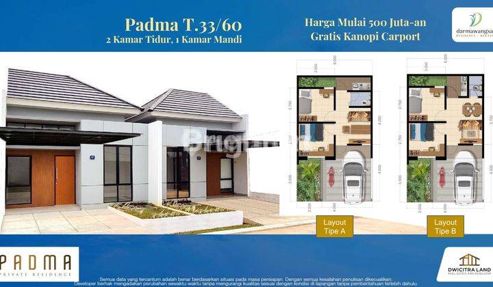 RUMAH BARU MURAH DI DHARMAWANGSA RESIDENCE EAST BOULEVAR ANVAYA PADMA BEKASI 2