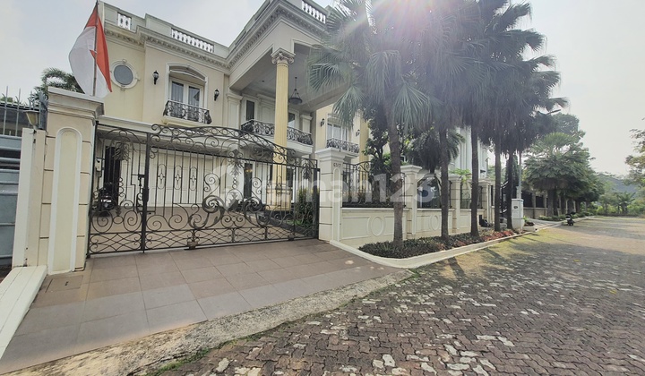 Rumah Mewah 2lt Full Furnished Di Intercon 800 Mtr Premium Area