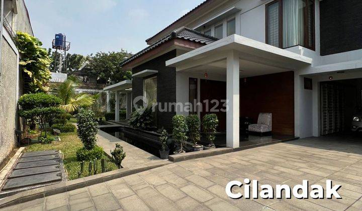 Rumah dijual di Cilandak Jakarta Selatan Modern Tropical Siap Huni 1