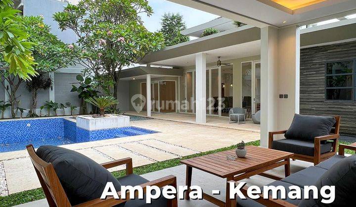 Rumah Modern Tropical Siap Huni di Ampera Kemang Jakarta Selatan 1