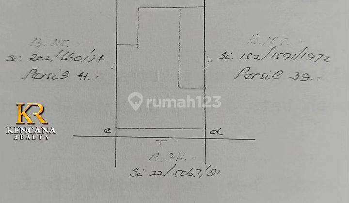 Rumah Hitung Tanah Murah di Sudirman Kebayoran Baru Jakarta Selatan 2