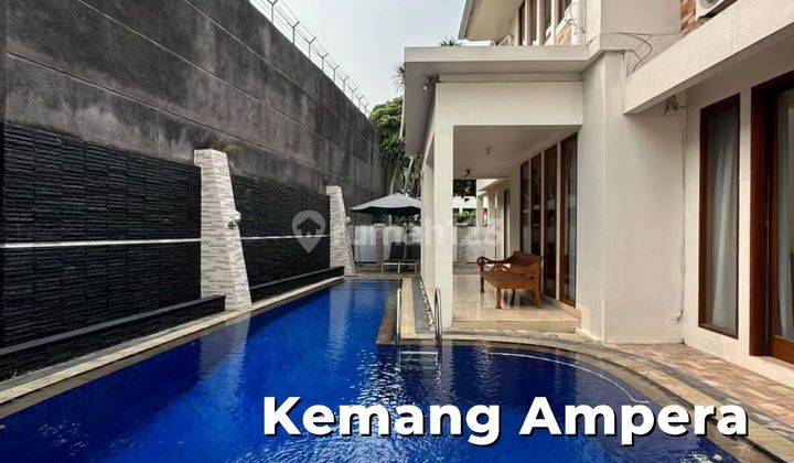 Rumah dijual Modern Townhouse Siap Huni Stratwgis Ampera Kemang Jakarta Selatan 1