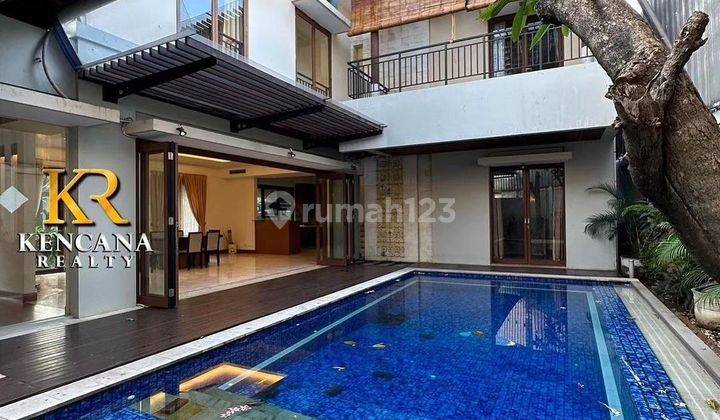 Dijual Modern Tropical Townhouse Mewah  Siap Huni di Kemang Jakarta Selatan 2