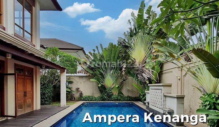 RUMAH DIJUAL MEWAH SIAP HUNI DALAM COMPOUND DI AMPERA KEMANG JAKARTA SELATAN 1