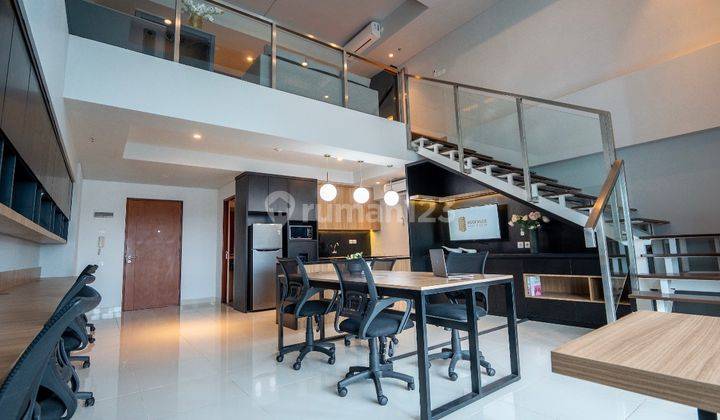 Smart Office SOHO di Pusat Bisnis BSD City, Tanpa DP, Free Furnished  2