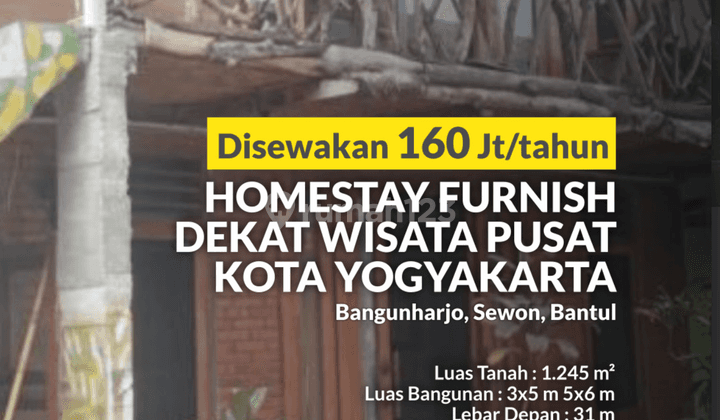 Homestay 15 Kamar Furnish Lokasi Strategis Dekat Wisata Pusat Yogyakarta  1