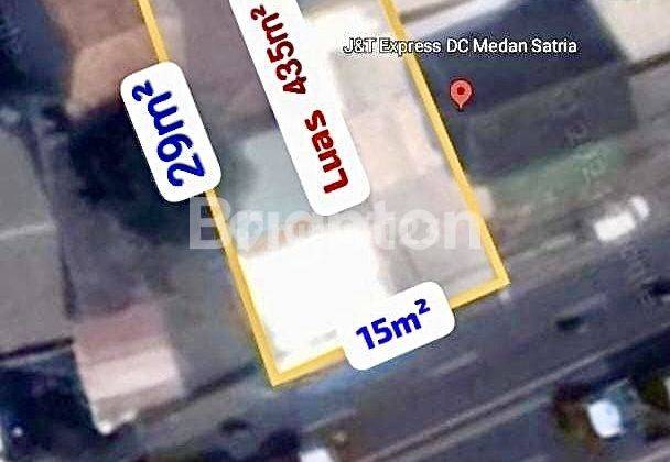 TANAH DAN BANGUNAN DI JALAN SULTAN AGUNG MEDAN SATRIA BEKASI 1