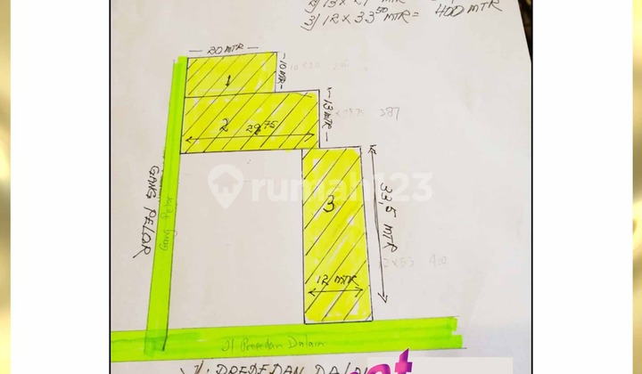 DIJUAL MURAH KAVLING 987 METER DI PREPEDAN CENGKARENG JAKARTA BARAT