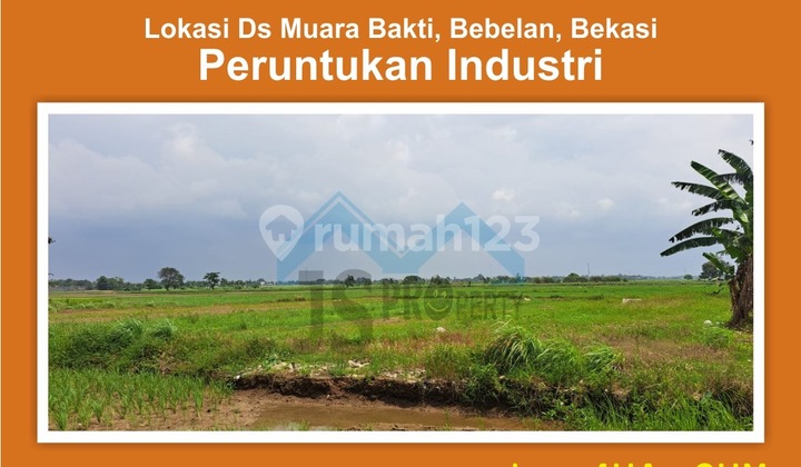 Dijual Tanah 4 Hektar Cocok Untuk Investasi Dan Pabrik Babelan Bekasi