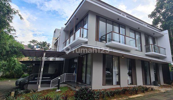 Rumah fully furnished komplek one gate system 8 menit ke lebak bulus SHM 1