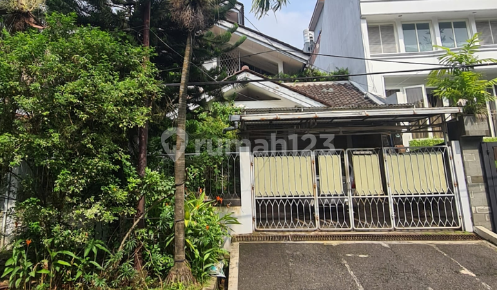 NJOP! Rumah Depan Taman Jalan Lebar Prime Location Pondok Indah