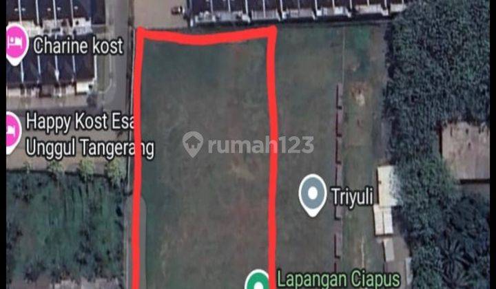 Dijual Tanah Lapangan Sepak Bola 4.800 Meter Panongan Cikupa 2