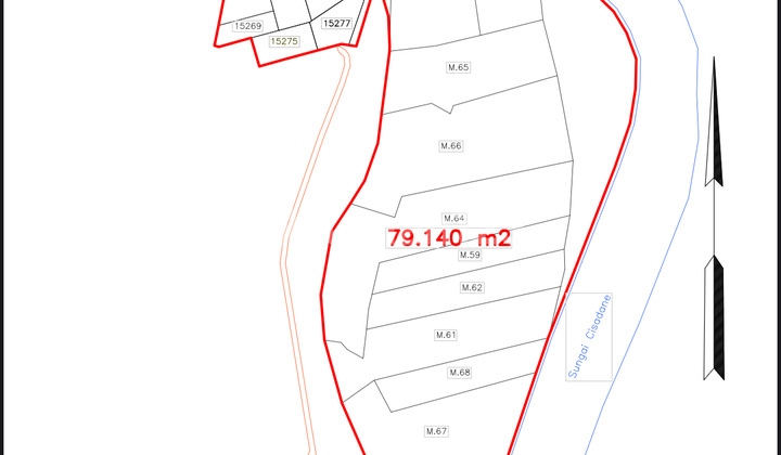 Dijual Tanah 7.9 Hektar Cihuni Serpong Dekat Asshobirin Gading Serpong