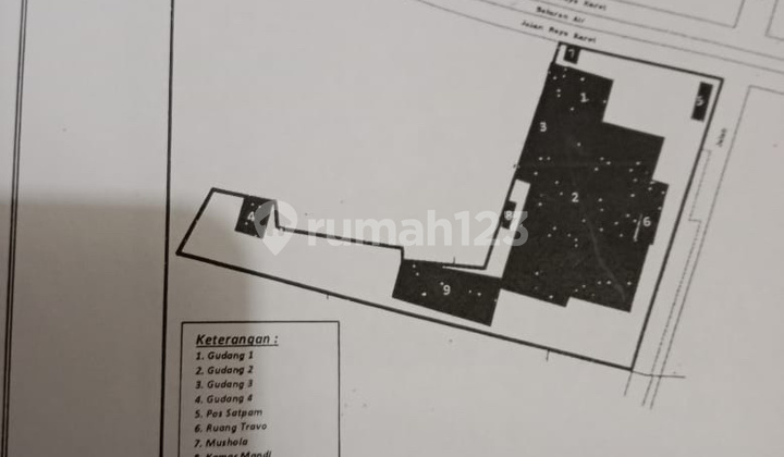 Dijual Pabrik Kawasan Akong Tangerang