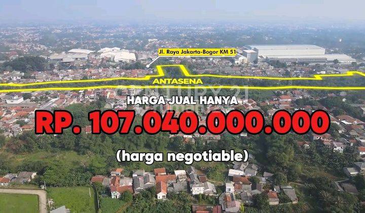 LAHAN STRATEGIS JUAL SETENGAH HARGA APPRAISAL DI JL RAYA BOGOR 2