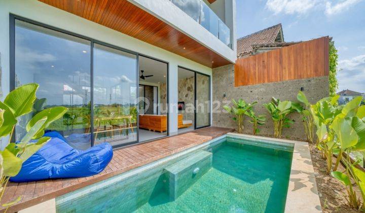 Yearly Rental Ricefield View Villa In Tumbak Bayuh Canggu 1