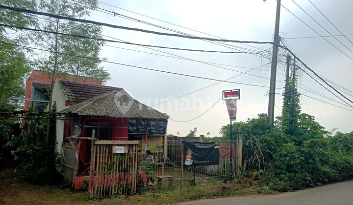 Tanah Pinggir Jalan Luas 900 Meter Dekat Kawasan Industri Cileles Exit Tol di Jl Raya Pohon Jati Tigaraksa